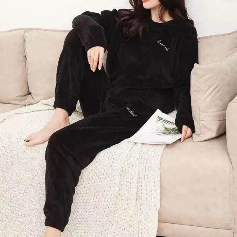 Ensemble Pyjama Chandail Fleece Stylé pour Femmes