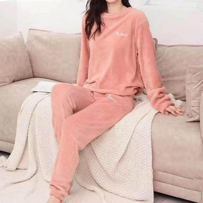 Ensemble Pyjama Chandail Fleece Stylé pour Femmes