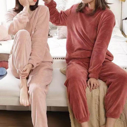 Ensemble Pyjama Chandail Fleece Stylé pour Femmes