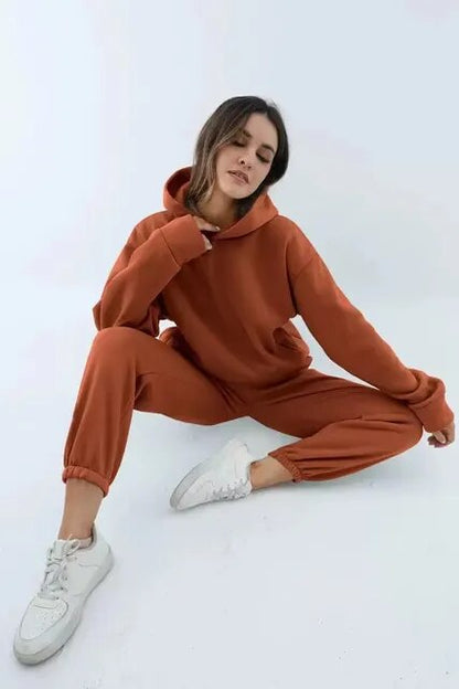 Ensemble Sweat à Capuche et Pantalon de Jogging Femmes