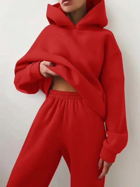 Ensemble Hoodie et Pantalon de Survêtement Femmes