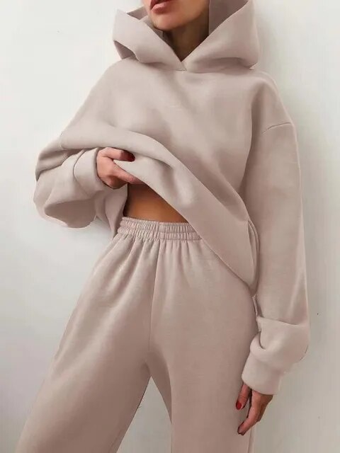 Ensemble Hoodie et Pantalon de Survêtement Femmes