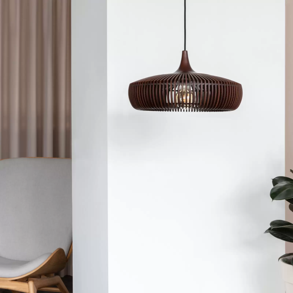 Lampe pendante en bois au design japonais moderne