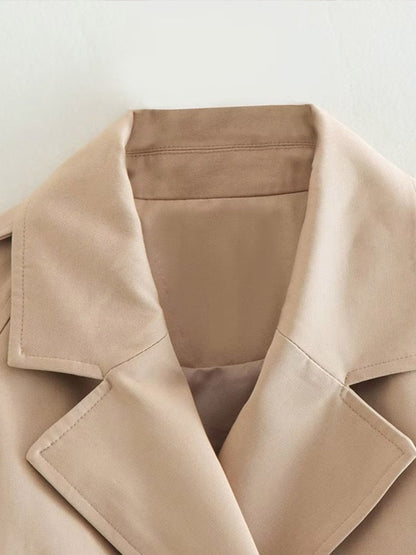 Manteau Trenchcourt Beige pour Femmes