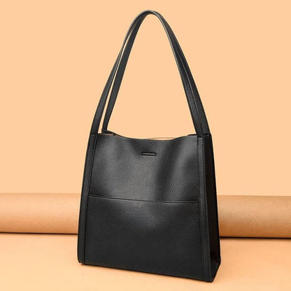 Sac à Épaule en Cuir Chic d'Automne Femmes