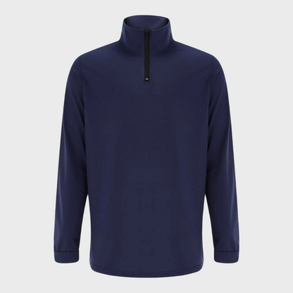 Pull Zippé Confortable Classique Homme Chaud