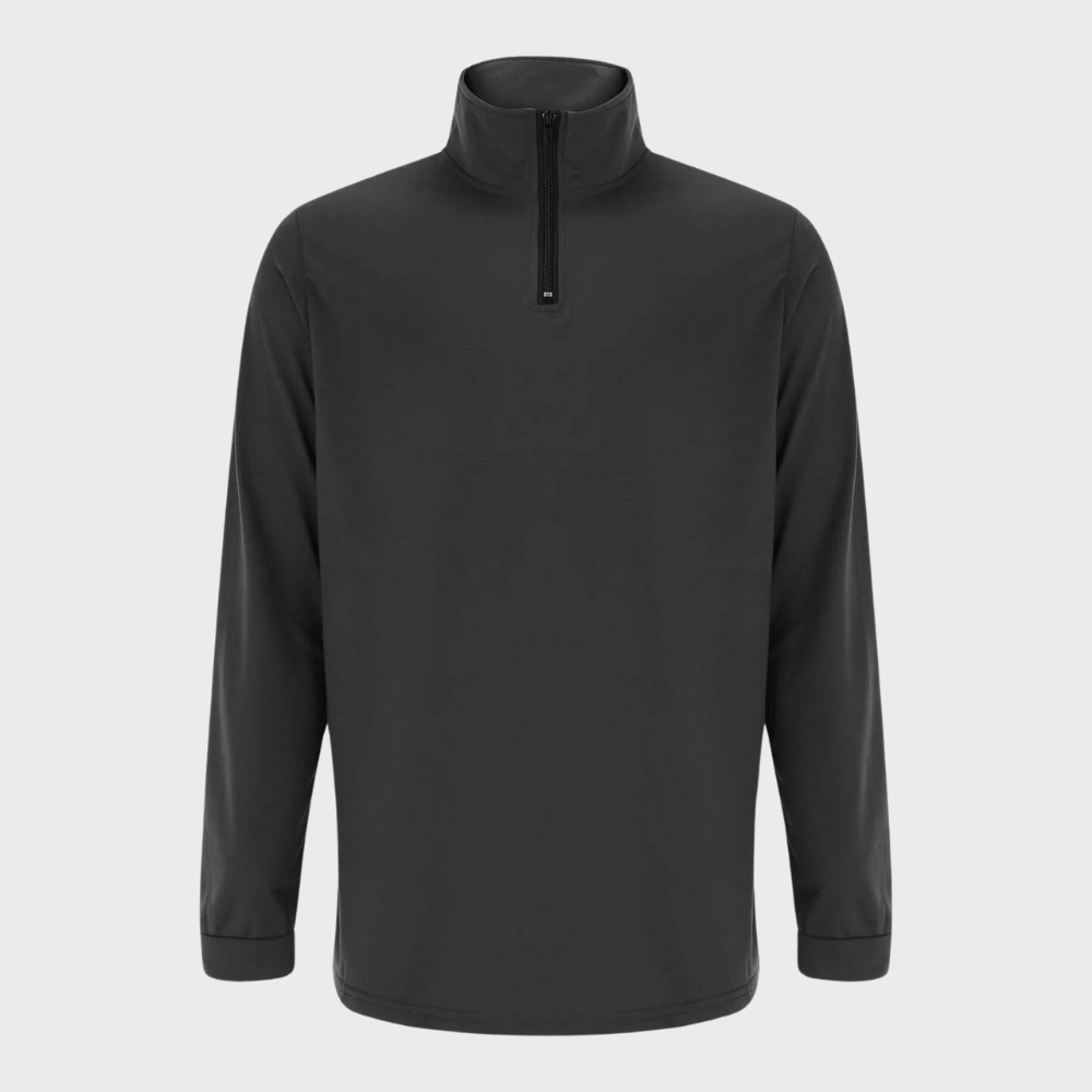 Pull Zippé Confortable Classique Homme Chaud