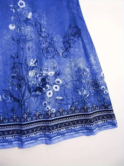 Robe Mini Sans Manches Tie Dye Imprimé pour Femme