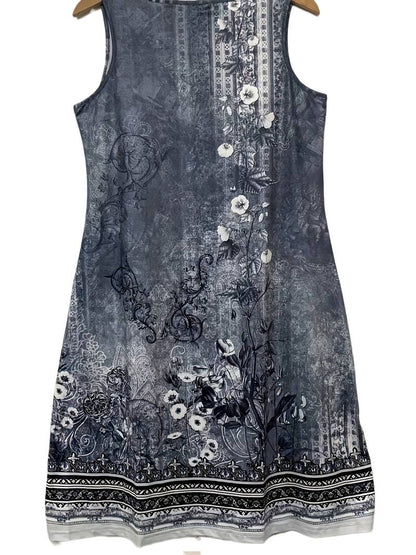 Robe Mini Sans Manches Tie Dye Imprimé pour Femme