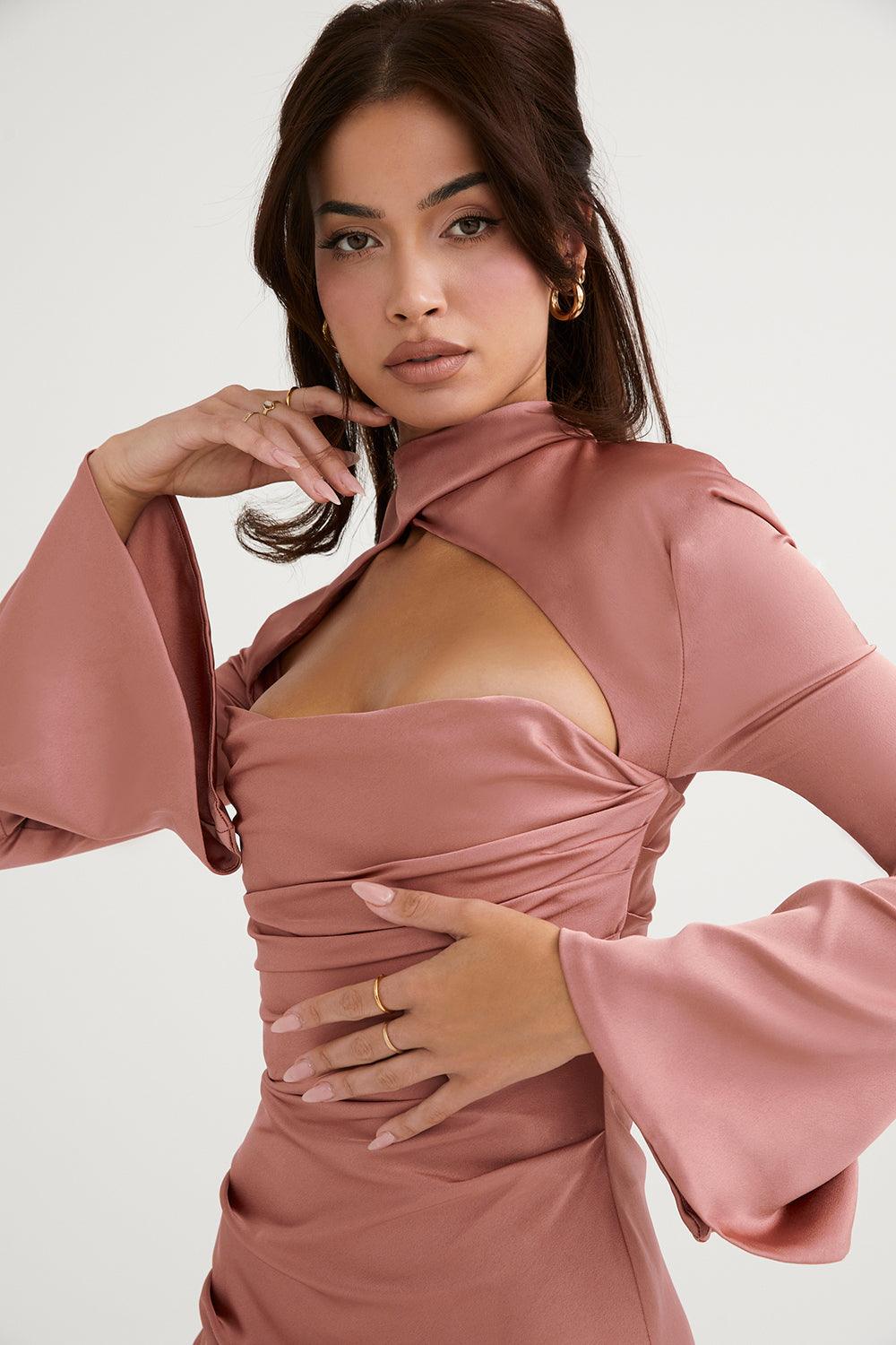 Robe Corset Mini à Encolure Carrée Époustouflante pour Femme