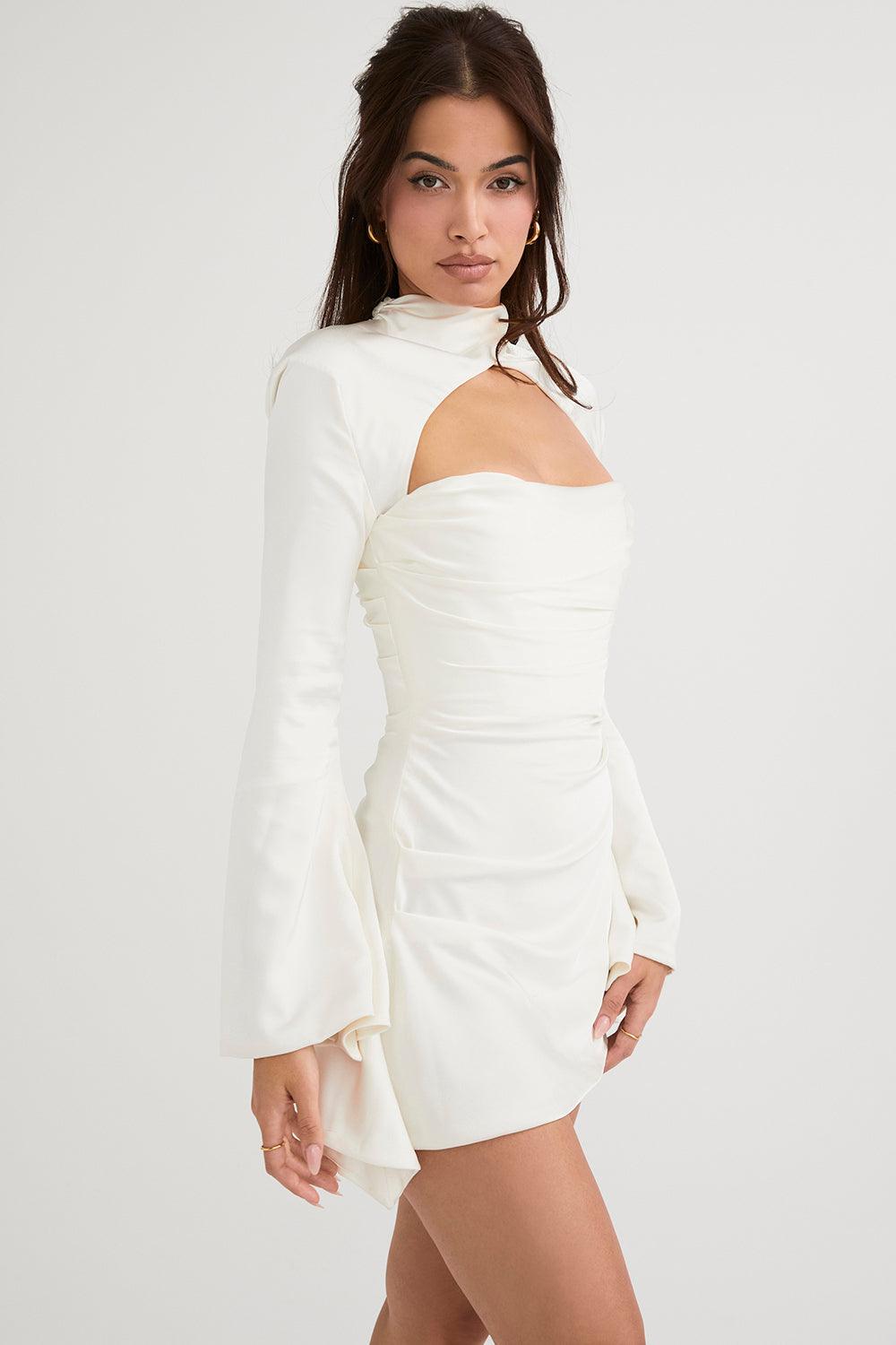 Robe Corset Mini à Encolure Carrée Époustouflante pour Femme