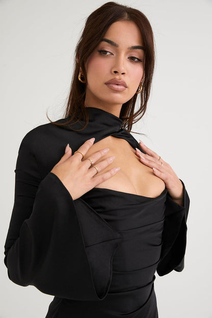 Robe Corset Mini à Encolure Carrée Époustouflante pour Femme