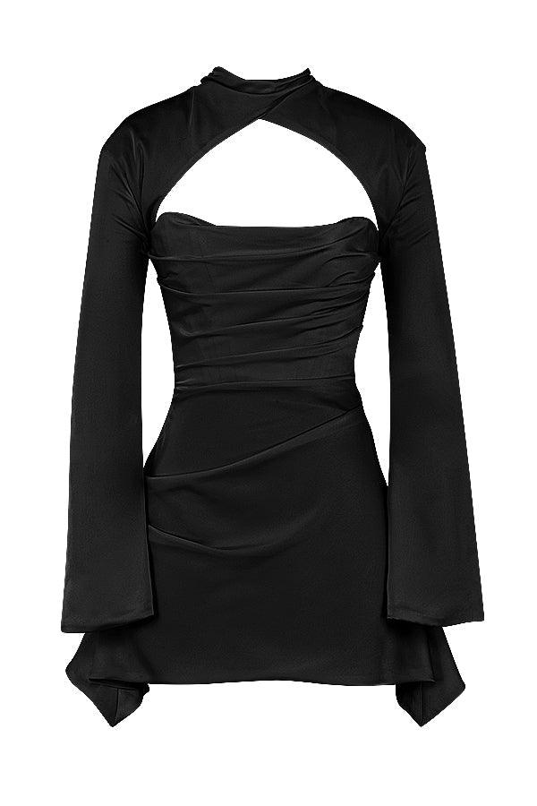 Robe Corset Mini à Encolure Carrée Époustouflante pour Femme