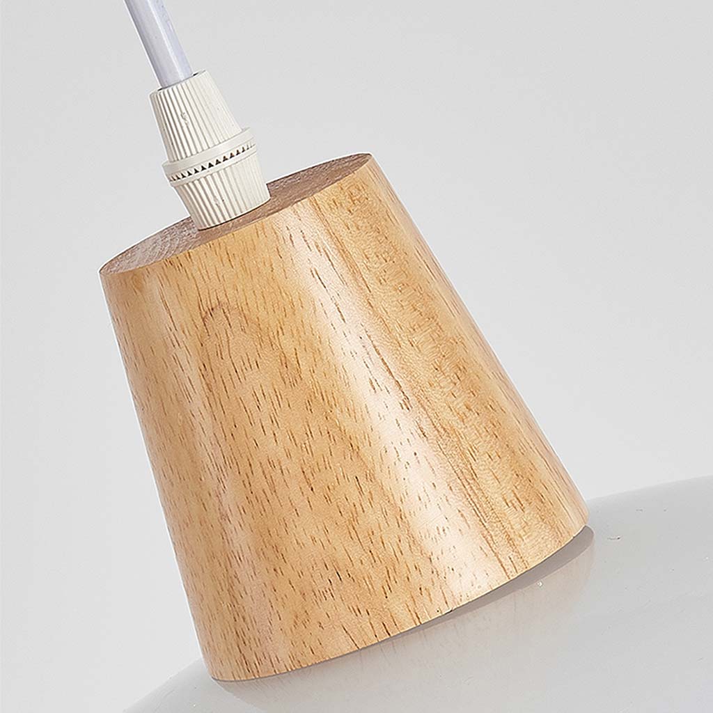 Lampe Pendante Ovni Scandinave en Bois