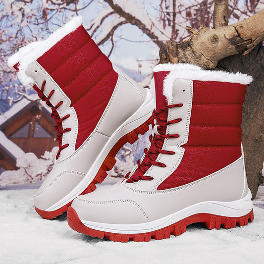 Bottes de Neige Douces Chaudes Hiver Femmes