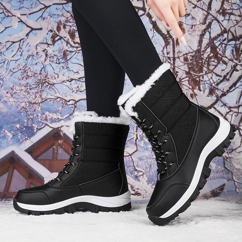 Bottes de Neige Douces Chaudes Hiver Femmes