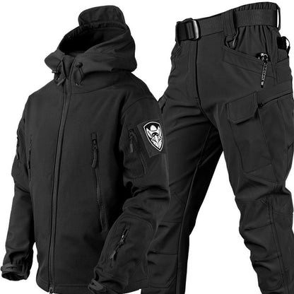 Ensemble Veste à Capuche Imperméable pour Hommes