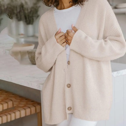 Cardigan Tricoté Doux et Confortable pour Femmes