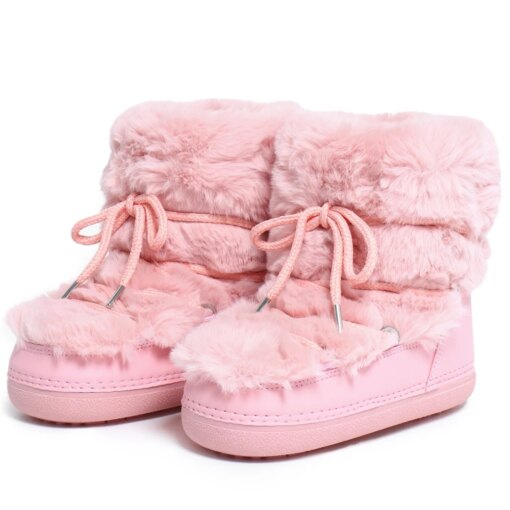 Bottes d'hiver douillettes kawaii pour femmes