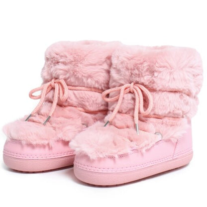 Bottes d'hiver douillettes kawaii pour femmes