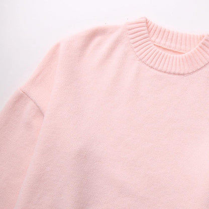 Pull Femme Doux Tendance Oversize Rose