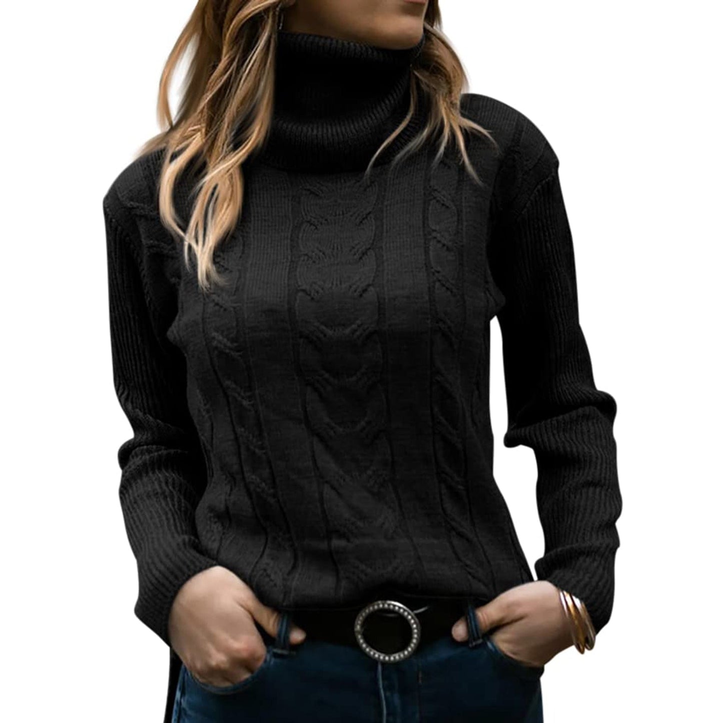 Pull Turtleneck Douillet pour Femmes Élégantes