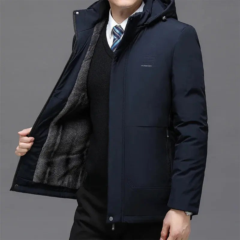 Manteau d'hiver classique et stylé pour hommes