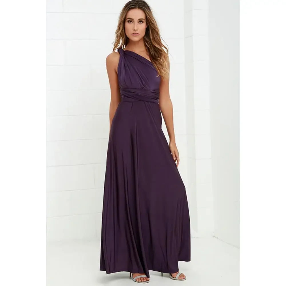 Robe Maxi Bandage Corde Boho Audacieuse Femmes