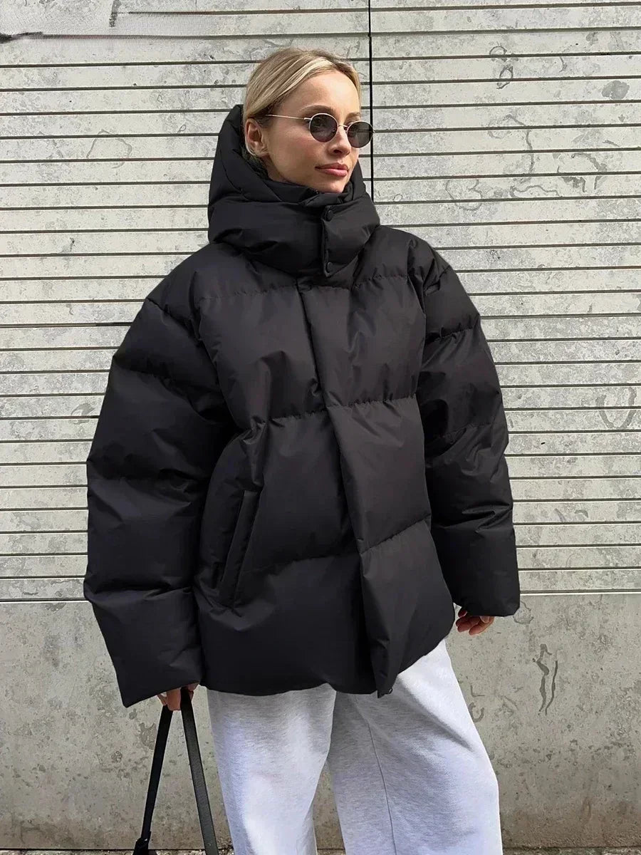 Manteau D'Hiver Épais Rembourré Pour Femmes