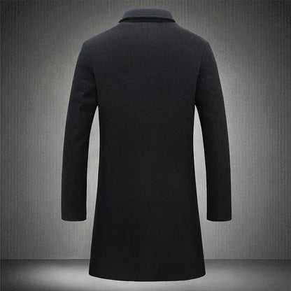 Manteau Long Élégant et Distingué pour Hommes