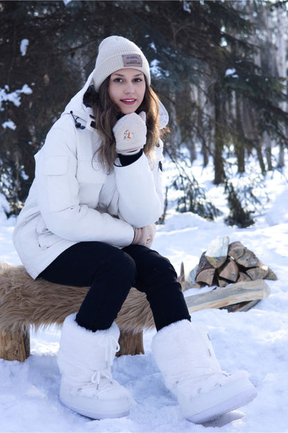 Bottes d'hiver douillettes kawaii pour femmes