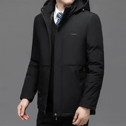 Manteau d'hiver classique et stylé pour hommes