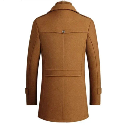 Manteau de Luxe en Laine Vierge pour Hommes