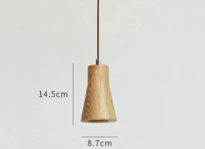 Suspension LED en Bois Moderne