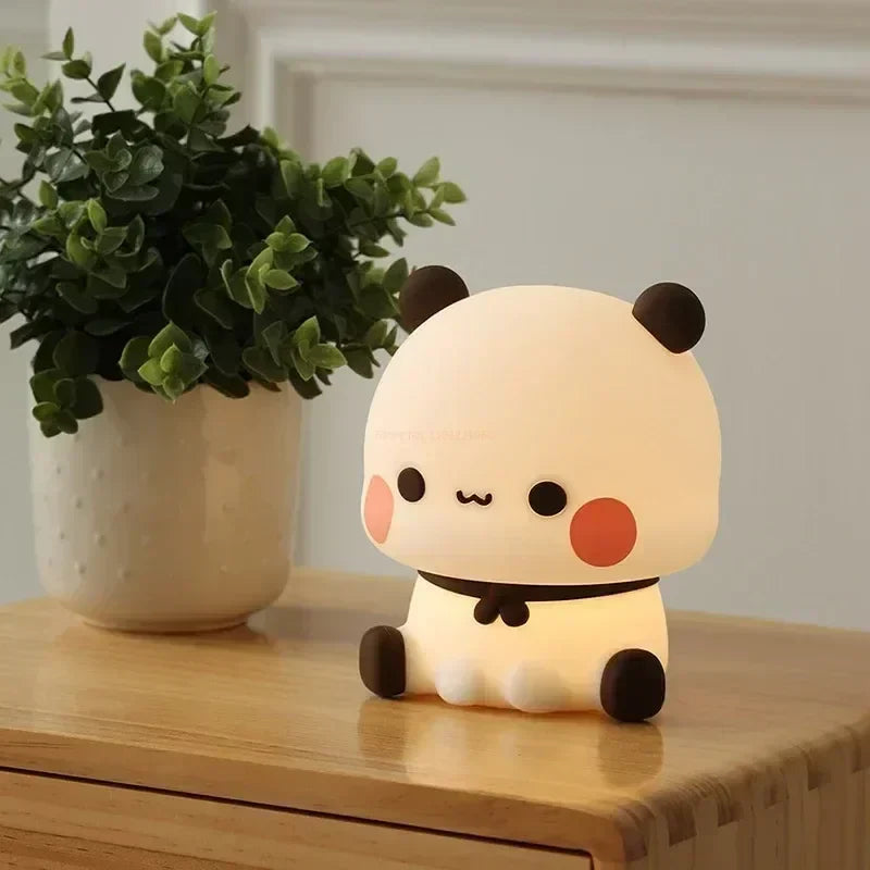 Lampe Nuit LED Panda Ours Cartoon Mignon