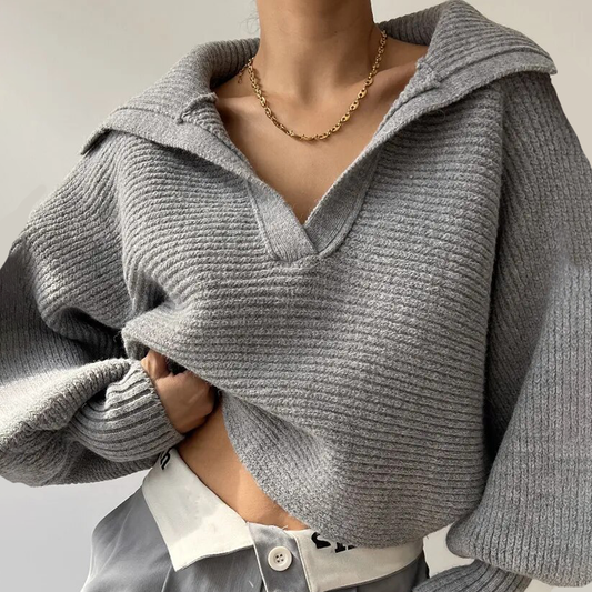 Pull en tricot chunky élégant et douillet pour femmes