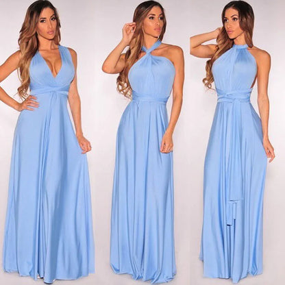 Robe Maxi Bandage Corde Boho Audacieuse Femmes