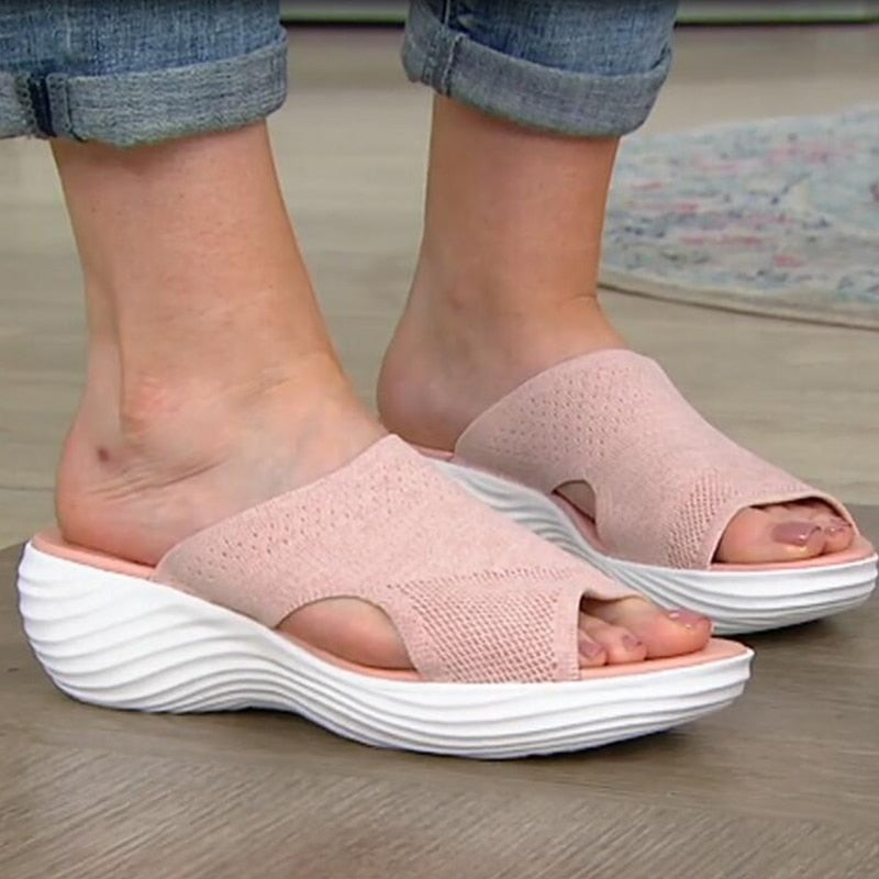 Sandales de soutien en cuir pour femmes Hexa