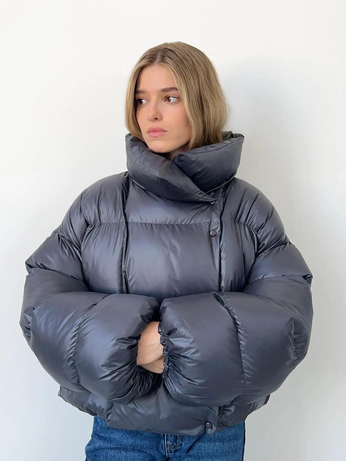 Veste à Capuche Puffer Stylée et Chaude Femmes