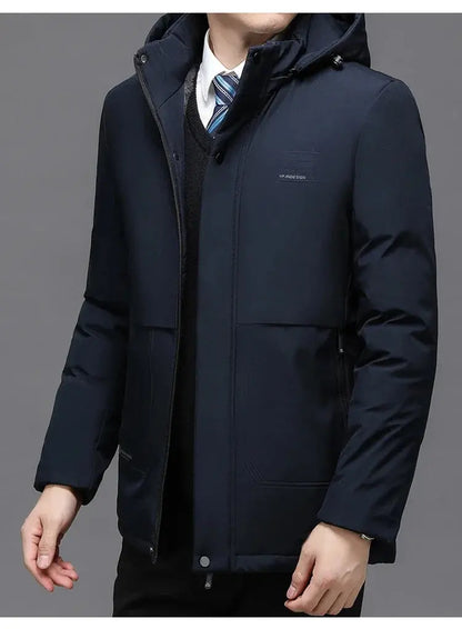 Manteau d'hiver classique et stylé pour hommes