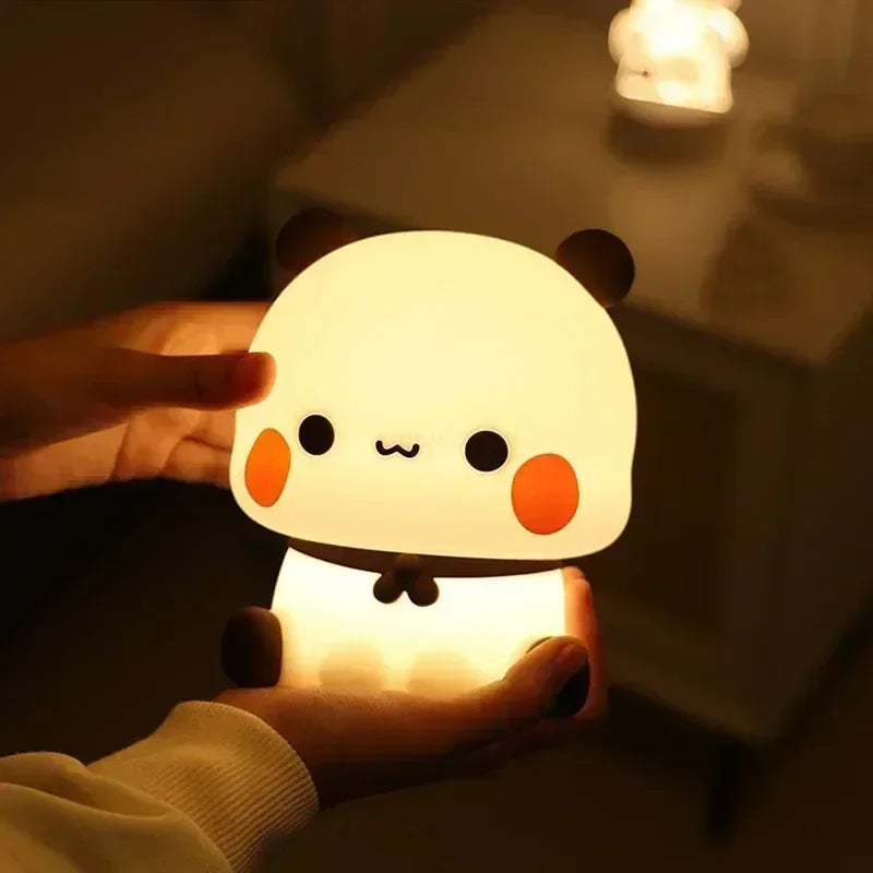 Lampe Nuit LED Panda Ours Cartoon Mignon