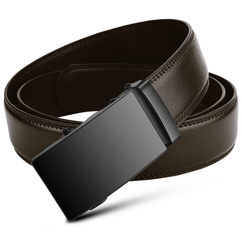 Ceinture de luxe en cuir PU de première qualité hommes