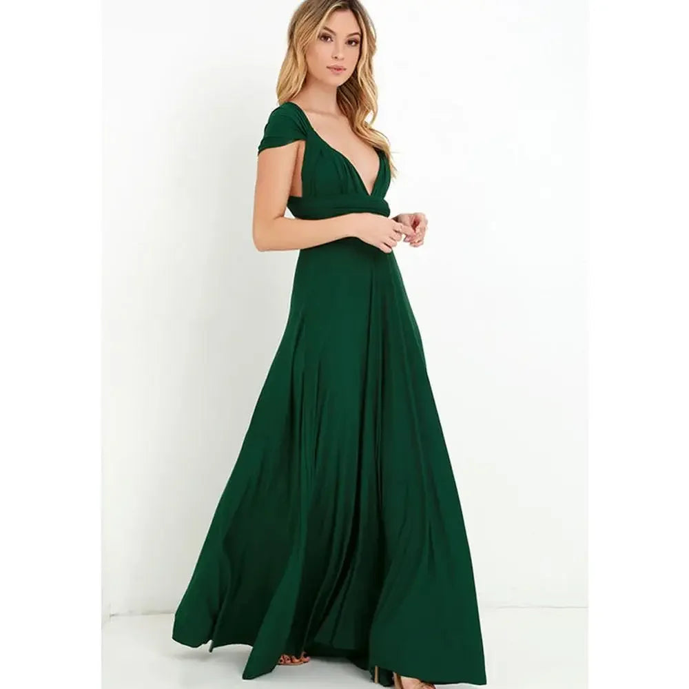 Robe Maxi Bandage Corde Boho Audacieuse Femmes