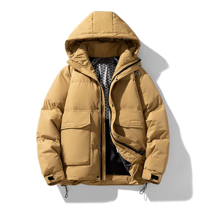 Veste d'Hiver Imperméable avec Capuche Hommes