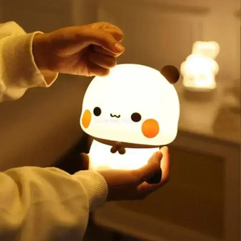 Lampe Nuit LED Panda Ours Cartoon Mignon