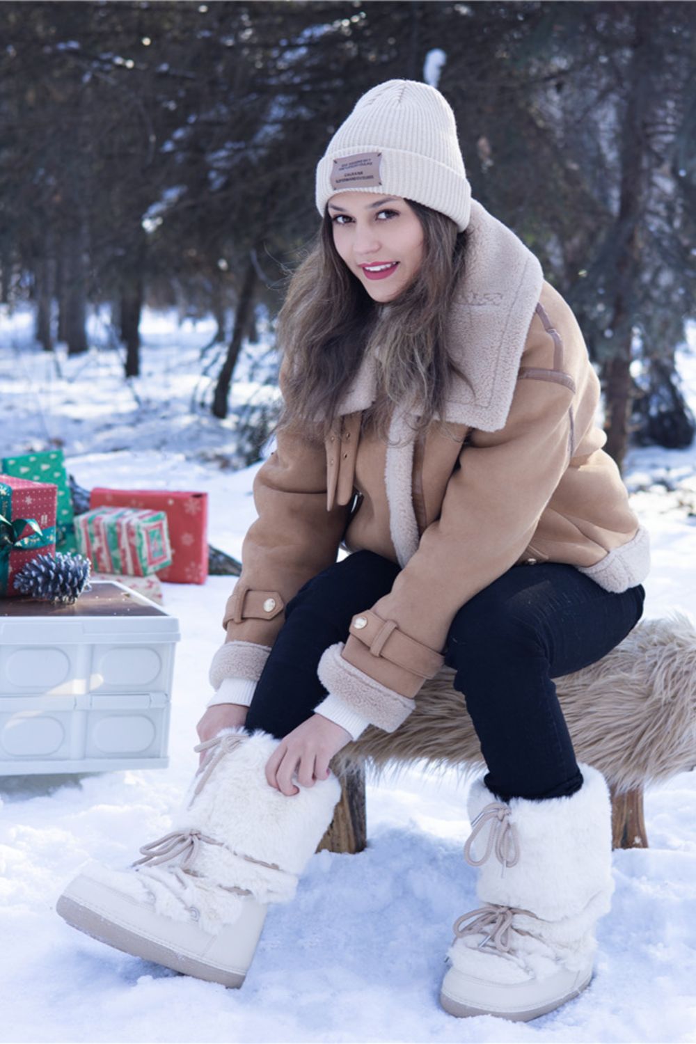 Bottes d'hiver douillettes kawaii pour femmes