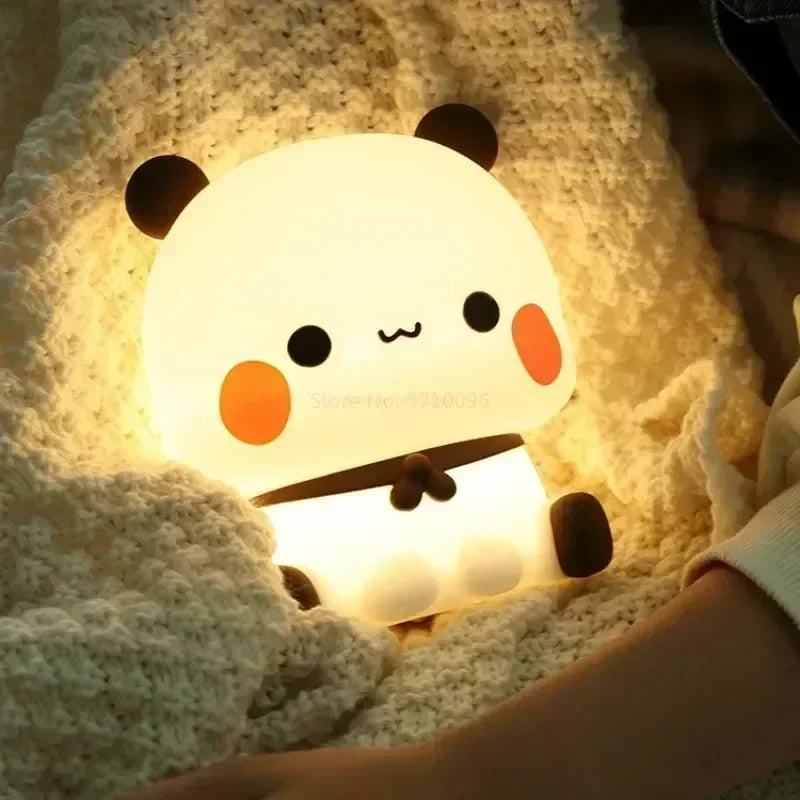 Lampe Nuit LED Panda Ours Cartoon Mignon