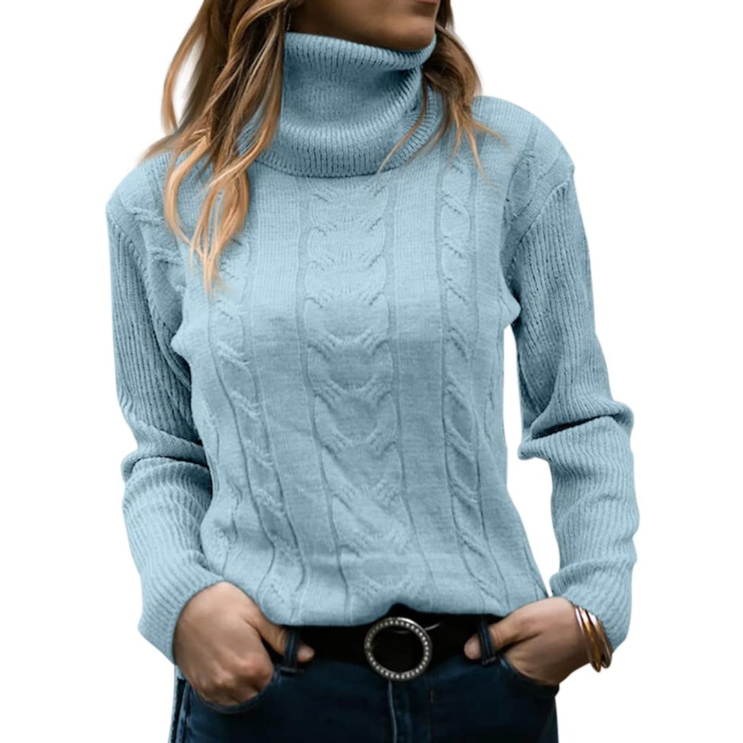 Pull Turtleneck Douillet pour Femmes Élégantes