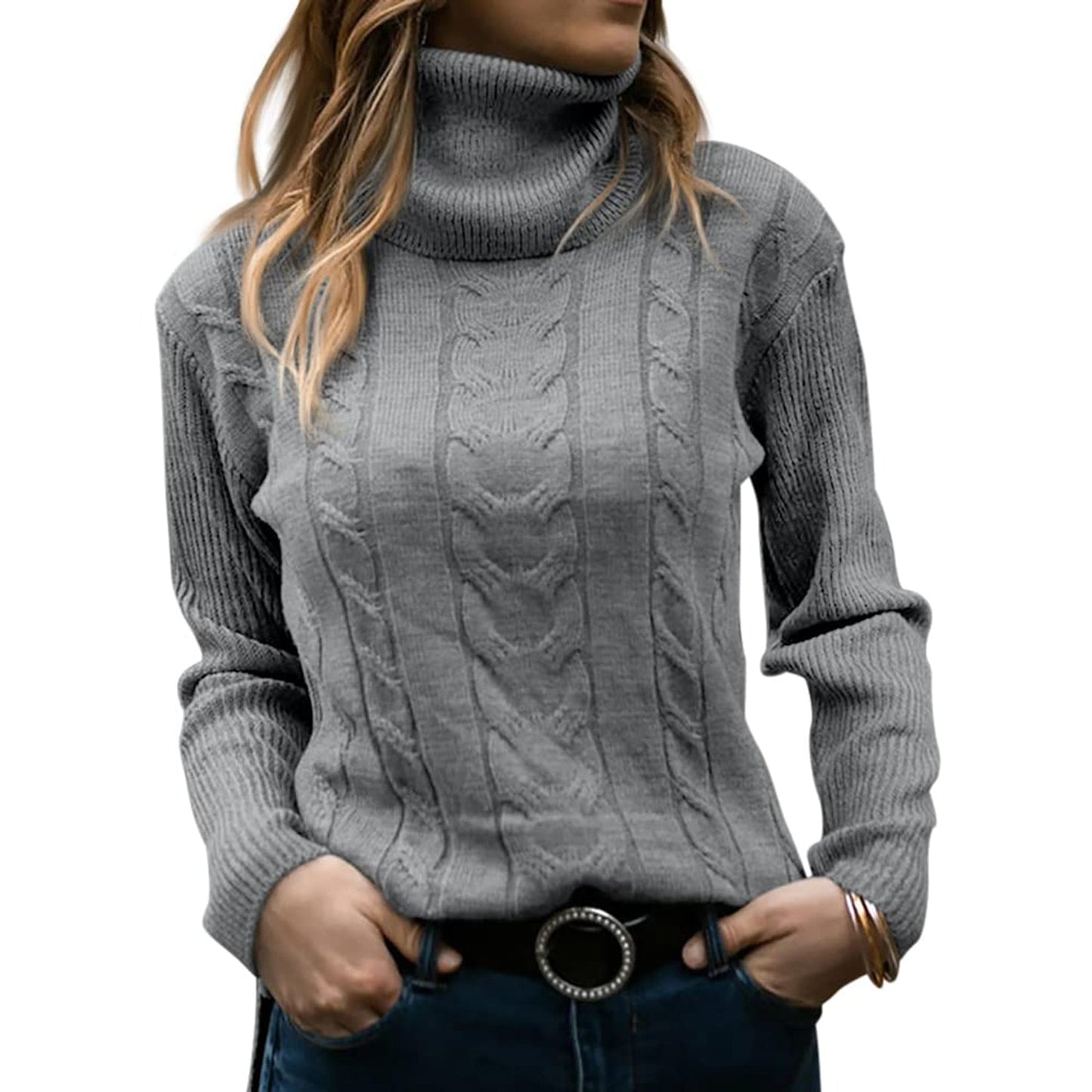 Pull Turtleneck Douillet pour Femmes Élégantes