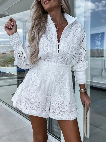 Ensemble de robe d'été chic deux pièces femme